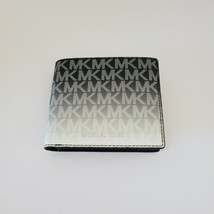 Michael Kors Cooper Billfold ID Wallet Bifold Black MK Ombre Logo - $70.50 CAD