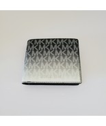Michael Kors Cooper Billfold ID Wallet Bifold Black MK Ombre Logo - $70.79 CAD