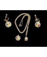 Vintage Order of Pythian Sisters Set-10KT Enamel Pin- 12K GF Necklace- E... - $214.06 CAD