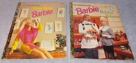 Two Little Golden Books Barbie Holiday Helpers and Barbie Very Busy - £4.75 GBP