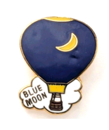 Blue Moon Hot Air Balloon Pin Yellow Crescent Moon White Cloud Night Sky... - €10,19 EUR