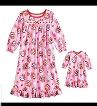 Paw Patrol Girls 2T Nightgown and  Matching Doll Set Sleepwear Pajamas F... - $22.27