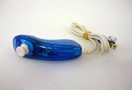 Rock Candy Nunchuck Controller For Nintendo Wii Clear Blue - £5.80 GBP