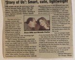 Story Of Us vintage Article Bruce Willis Michelle Pfiefer AR1 - £4.66 GBP
