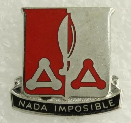 Vintage US Military DUI Pin 871st Eng Bn NADA IMPOSSIBLE Nothing Is Impo... - $8.87