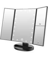 The Countertop Cosmetic Makeup Mirror From Weily Is A 1X/2X/3X Magnifying - $33.92