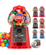 Gumball Machine For Kids 8.5&quot; - Coin Operated Bubble Gum Machine And Toy... - $38.99