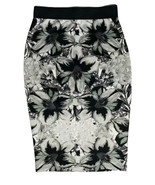 Womens Apt. 9 Black and White Graphic Floral Pencil Skirt with Stretch S... - $27.06 CAD