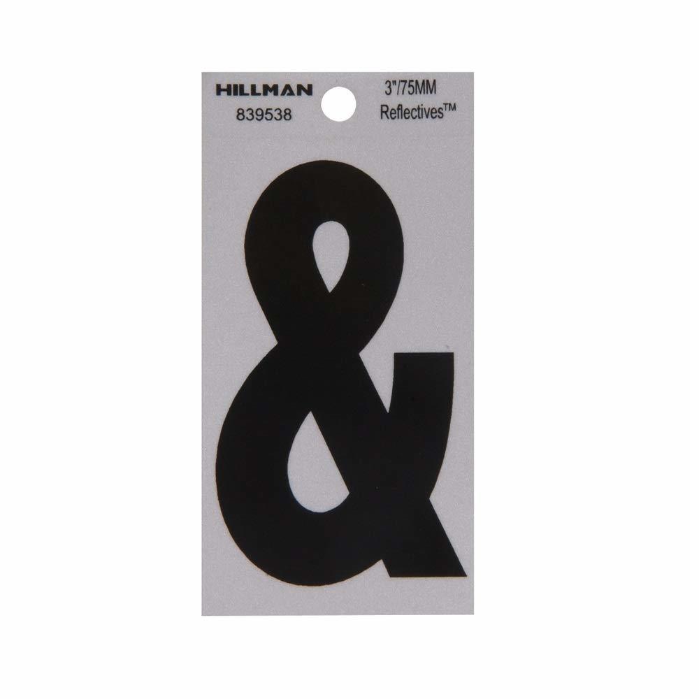 Hillman 839538 Ampersand Symbol Thin Style Square Cut Self Adhesive Sign... - $16.66