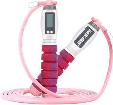 Workout Jump Rope with Counting,9.85Ft Adjustable with Calorie Counter - £15.29 GBP