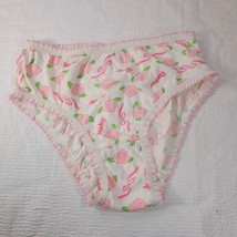 Vintage Barbie girls panties large 12/14 bikini ruffle edge rose bows pi... - £34.01 GBP