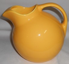 Homer Laughlin HARLEQUIN PATTERN Yellow 80 oz Ice Lip Ball Jug MADE IN USA - £39.56 GBP