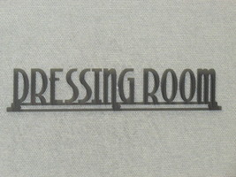 Dressing Room Wood Wall Word Door Sign  - £16.48 GBP