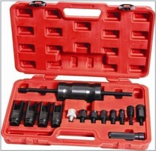 14Pcs Diesel Injector Extractor Master Set With Common Rail Adaptor Slide Hammer - £103.96 GBP