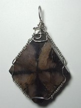  Wire Wrapped Andalusite Pendant in .925 Sterling Silver by Jemel - $55.95