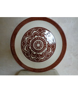 Mount Clemens China 10 inch Plate with a Rust Colored Pattern (#0093) - $29.99