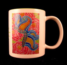 Rainbow Butterfly Mug Ceramic Original Campbell Studio Design and Art by Melanie - £27.96 GBP