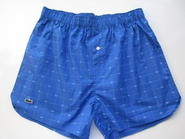 LACOSTE Underwear 2-Pack Plaid Woven Boxer Men Short Pajamas Mul-color M (32-34) - £11.15 GBP