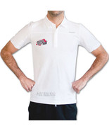 NWT Reebok Warrior Dash Men White Casual Polo Shirt Play Dry Athletic Sp... - £15.68 GBP