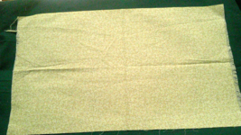 Fabric Michael Miller NEW Small Brown Circles &amp; Dots on Pale Yellow $1.35 - $1.35