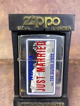 Rare Retired 1997 Just Married Zippo Lighter - £60.85 GBP