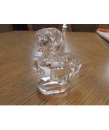 Waterford Society Crystal Carousel Horse Paperweight  Solid Signed 1997 ... - $143.50