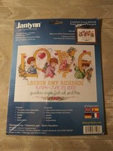 Janlynn Baby Love Birth Announcement Counted Cross Stitch Kit 14"x11" New 78-108 - $22.76