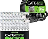 GearIT 20Pack 10ft Cat6 Ethernet Cable &amp; 50ft Cat6 Cable - £149.17 GBP