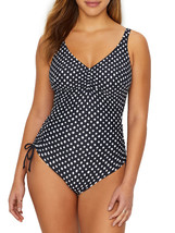 Fantasie FS6729 Santa Monica Underwire One-Piece Swimsuit SZ 34DDI ($134) Blk/Wh - £44.29 GBP