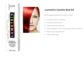 AVENA Lumetrix Duoport Permanent Hair, Canela Red 63 image 2