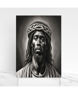 African Black Jesus Drawing Sketch print &quot;11x17&quot; By Shantress Nicole - $54.79 CAD