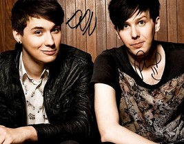 * Dan And Phil Signed Poster Photo 8X10 Rp Autographed Youtube Comedians** - $19.99