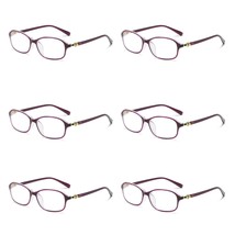 6 PK Womens Blue Light Blocking Reading Glasses Readers for Computer Pap... - $14.59
