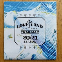 2020-21 LOVELAND BASIN &amp; VALLEY Colorado Resort Ski Trail Map NEW UNUSED - $6.95