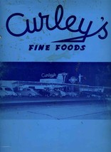 Curley&#39;s Fine Foods Menu Longview Texas 1950&#39;s Steaks Sea Food Chinese - £116.89 GBP