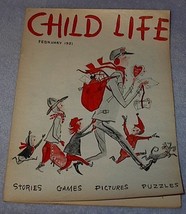 Vintage Child Life Magazine February 1951 - £4.74 GBP