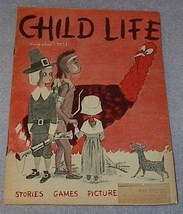 Vintage Child Life Magazine November 1951 - £4.67 GBP