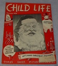 Vintage Child Life Magazine Christmas December 1950 - £6.23 GBP