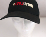 Revolution Black Unisex Embroidered Fitted Baseball Cap Size M/L - $14.54