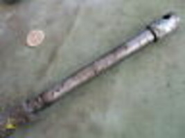 FRONT WHEEL AXLE BOLT SHAFT 1975 75 HONDA CB500T CB500 TWIN #3 - £11.40 GBP