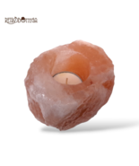 Himalayan Crystal Pink Salt Candle Holder Cube Wellness Health Atmosphere - $637.91 MXN
