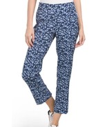 NWT Ladies BELYN KEY BLUE ANIMAL PRINT BK CROP Pullon Golf Ankle Pants S... - $953.53 MXN