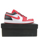 Air Jordan 1 Low Bulls Black Gym Red Shoes Mens Size 13 NEW 553558-163 - $2,178.82 MXN