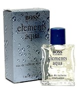 ELEMENTS AQUA * Hugo Boss 0.17 oz / 5 ml Miniature EDT Men Cologne Splash - $27.34 CAD