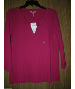 G.H. BASS &amp; COMPANY WOMEN&#39;S 3/4 SLEEVES, COTTON TOP. SIZE LARGE(US)NWT - £14.14 GBP