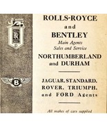 1954 Rolls Royce Bentley Dex Auto Dealership Advertisement Automobilia E... - $377.73 MXN