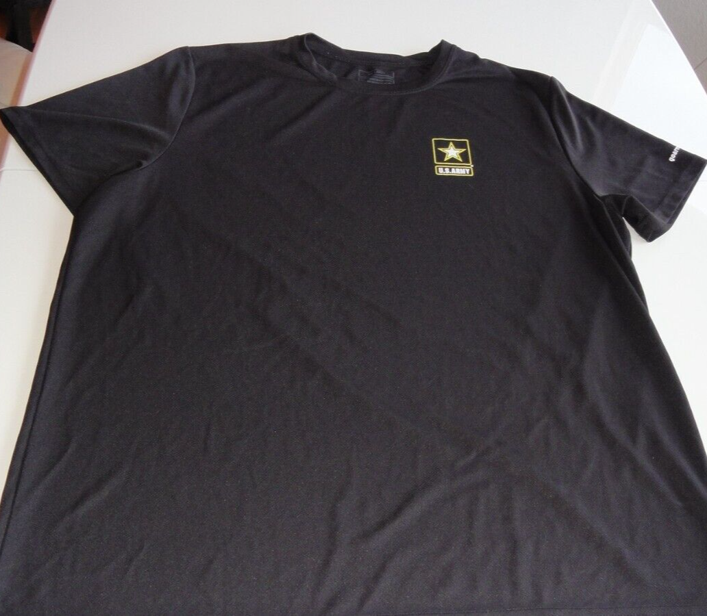 2014 U.S. ARMY BLACK T-SHIRT DISCONTINUED RECRUIT DEP MEPS SHIRT 2XL - $22.67