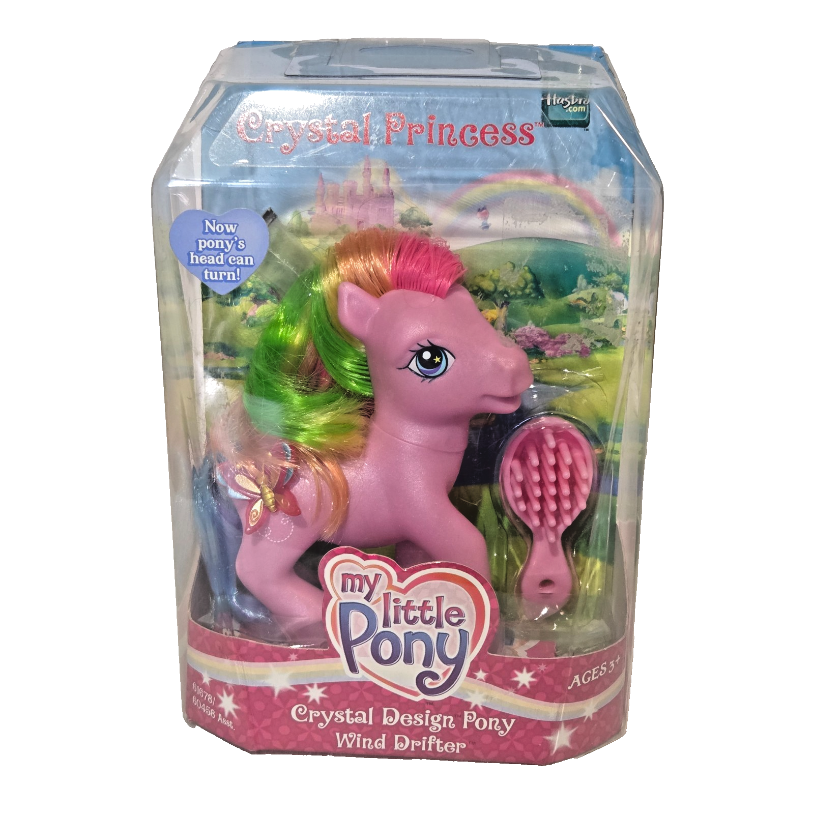 2005 HASBRO MY LITTLE PONY G3 PINK WIND DRIFTER CRYSTAL PRINCESS NEW SEALED - $28.50