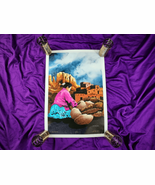 1990s Y2K Jeff St. John Southwestern Potter Native American Indian Signe... - $73.83 CAD