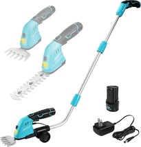 Duratech Cordless Grass Shear &amp; Shrubbery Trimmer, 12V 3-In-1 Electric H... - $53.92